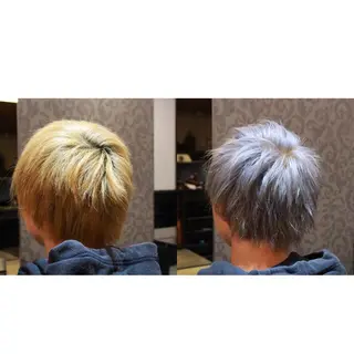 ショート カラー メンズ 遠藤悠大/メンズ縮毛 /メンズカットのヘアスタイル