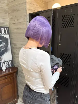 ショート カラー 色落ち綺麗透明感カラ /ボブ/ナカツヒカルのヘアスタイル