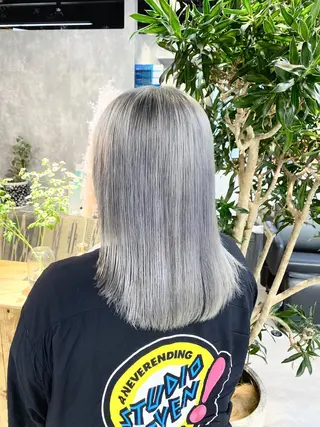 セミロング 【.ico】心斎橋/ ウルフ/飛田ゆうきのヘアスタイル