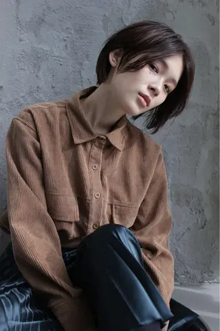 ショート カラー hao所属・西山 頌太のヘアスタイル