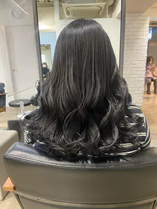 ロング パーマ 新宿/レイヤーカット 駿河 大将🍀のヘアスタイル