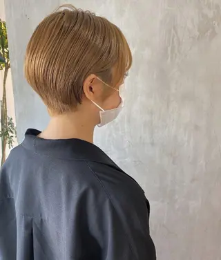 ショート カラー ヘアアレンジ stylist/蛯谷 珠里のヘアスタイル