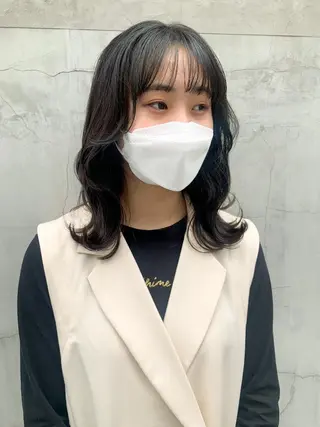 ミディアム カラー ヘアアレンジ yuka .のヘアスタイル