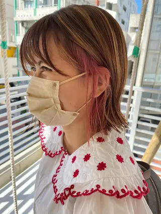 ショート C’LD hair  produce /シールドヘア所属・モテ髪/ボブ/ショー ト/アダチフウトのヘアスタイル