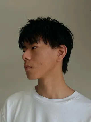 ショート メンズ 【ボブモデル募集】 青木亮太郎のヘアスタイル