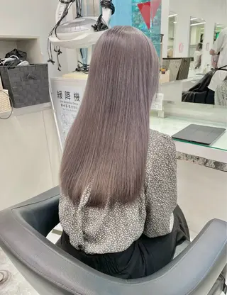 ロング カラー 大人っぽ韓国🤍ブリ ーチ/mitsukiのヘアスタイル