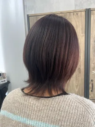 ミディアム 鈴木 菜々映のヘアスタイル