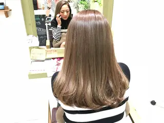 セミロング カラー メンズ指名多数!! SiLO 田島のヘアスタイル