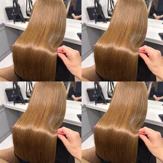 ロング カラー 店長✨️韓国ヘア✖️ 髪質改善カラー／純大のヘアスタイル