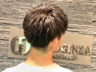 ミディアム メンズ HIRO GINZA 池袋東口店所属・林田 龍明のヘアスタイル