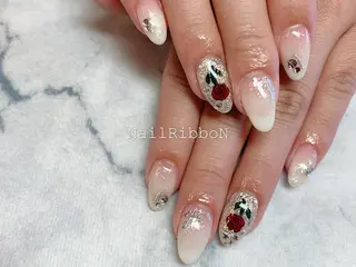 ネイル ネイルリボン 伊藤のネイルデザイン