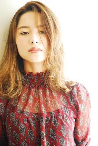 カラー パーマ ヘアアレンジ 表参道Lise おおいしおりのヘアスタイル