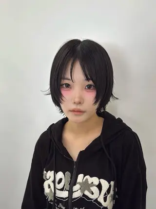 ショート ウルフレイヤー エクステ/kokiのヘアスタイル