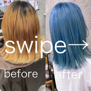 ミディアム Merci メルシー 福岡、今泉のヘアスタイル