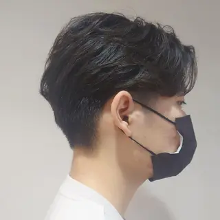 ショート パーマ メンズ ヘアアレンジ CESLIONS祐天寺所属・田中将平【 サロンマネージャー】のヘアスタイル