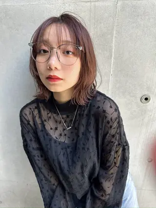 ミディアム Lond luce心斎橋【ロンドルーチェ】所属・❣️心斎橋髪質改善 鈴木佑弥❣️のヘアスタイル