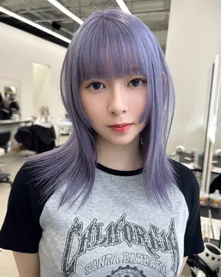 ミディアム 福田 彩心のヘアスタイル