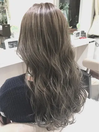 セミロング カラー 山崎俊輔/髪質改善 /バレイヤージュのヘアスタイル