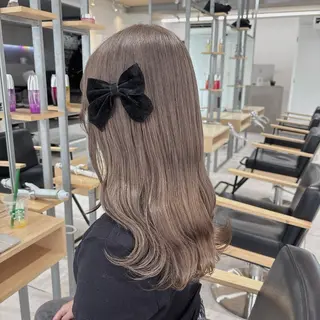 セミロング ゆるふわ透明感カラー 🎀ほの/表参道のヘアスタイル