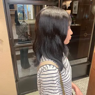 ミディアム Wカラー🐾 ハルナのヘアスタイル