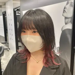 ミディアム カラー HARUKI MINATO Japan SENDAI所属・🌈【透明感・韓国 ヘア】がっきー🌈のヘアスタイル