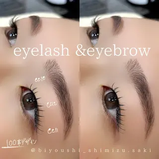 マツエク・マツパ GO TODAY SHAiRE SALON　名古屋パルコ店所属・しみず さきのマツエク・マツパデザイン