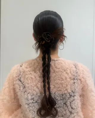 ロング 🐰美髪カラー／ア レンジ🐰きょかのヘアスタイル