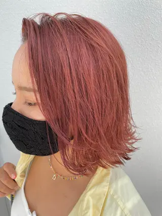 ミディアム C’LD hair  produce /シールドヘア所属・モテ髪/ボブ/ショー ト/アダチフウトのヘアスタイル