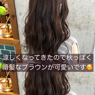 セミロング カラー ヘアアレンジ 髪質改善/艶髪 🫧高橋湧也のヘアスタイル
