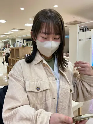 ミディアム カラー レイヤー/ウルフ🤎 mayo.のヘアスタイル