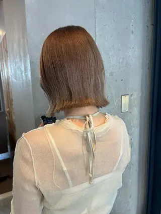 ミディアム カラー tamakawa hinaのヘアスタイル