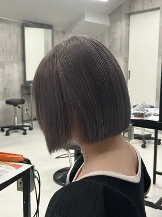 ミディアム カラー パーマ ヘアアレンジ メンズ キッズ レイヤー×ハイトーン / mihana🪐のヘアスタイル