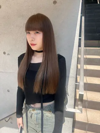 ロング モデル募集中🥚福岡 kii anju🐄のヘアスタイル