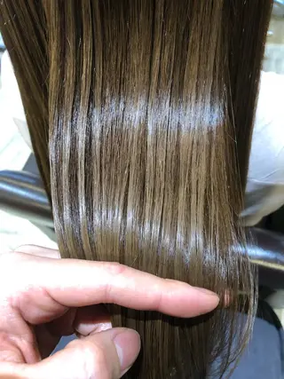 セミロング カラー パーマ ヘアアレンジ メンズ キッズ ネイル マツエク・マツパ MODEK's西宮店 マネージャー神道有基のヘアスタイル