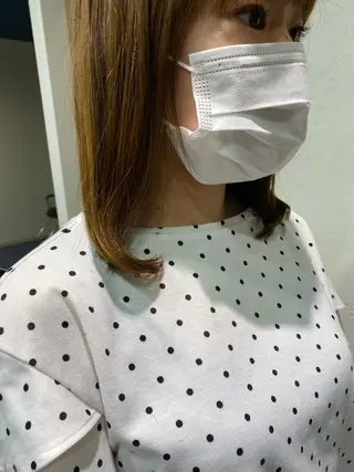 セミロング パーマ ｼｮｰﾄﾓﾃﾞﾙさん 大募集🌟Mayuのヘアスタイル