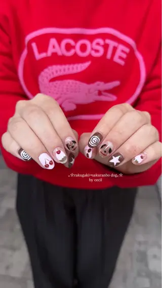 ネイル GRANDE大須 Cecil💜のネイルデザイン