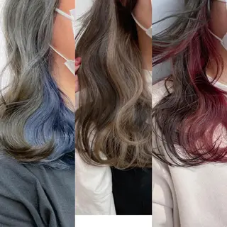 ミディアム カラー ヘアアレンジ CheRiR【シェリール】所属・cherir髪質改善 パーソナルカラー診断のヘアスタイル