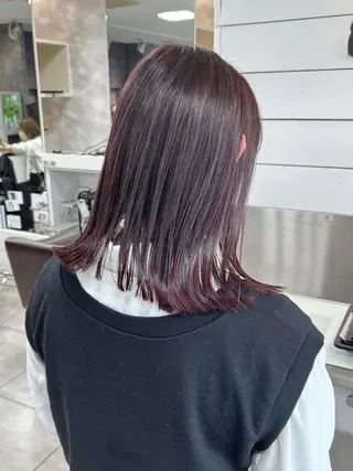 ミディアム 🫧艶髪カラー🫧 森本くるみのヘアスタイル