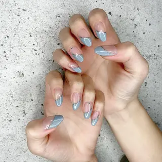 ロング カラー パーマ ヘアアレンジ メンズ キッズ ネイル マツエク・マツパ Salon Ｋのネイルデザイン