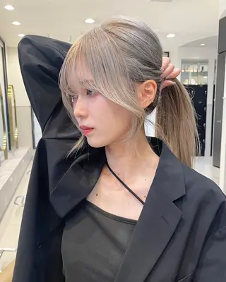 セミロング シールエクステ/ 肥田野裕人のヘアスタイル