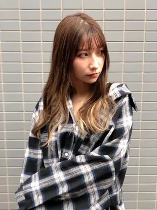 ロング 辻 一馬のヘアスタイル