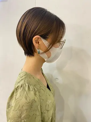 ショート 🍃透明感スタイル ｙｕ-ｋａ🍃のヘアスタイル