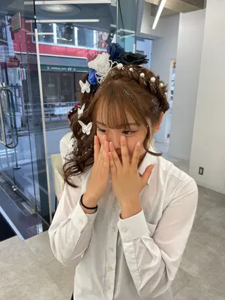 ロング ヘアアレンジ 【Sweep】おじま のぞみのヘアスタイル