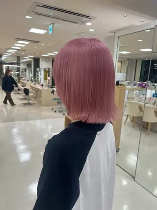 ショート カラー 暖色専門美容師🎀 お客様満足度◎のヘアスタイル