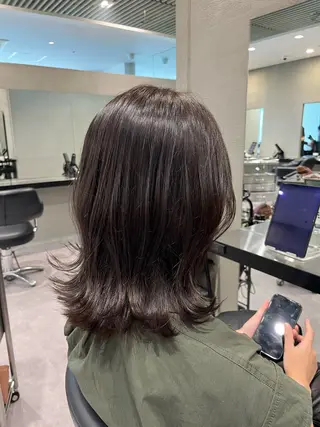ミディアム カラー パーマ 🌈艶髪/髪質改善 新宿itouのヘアスタイル
