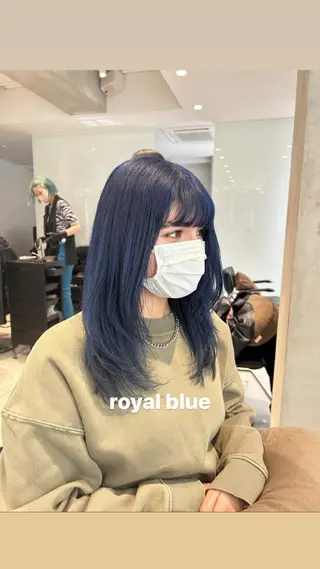 カラー miko🪽地毛風/ ハイトーン/レイヤーのヘアスタイル