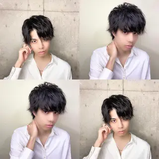 メンズ メンズブリーチカラー /パーマ ごーた立川のヘアスタイル