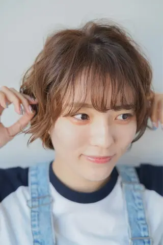 ショート 骨格/顔タイプ/ パーソナルカラー菅原のヘアスタイル