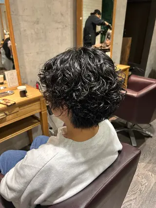 ショート パーマ パーソナルカラー 診断🍀マリンのヘアスタイル
