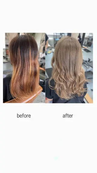 カラー nico麻生 加賀谷 すみれのヘアスタイル